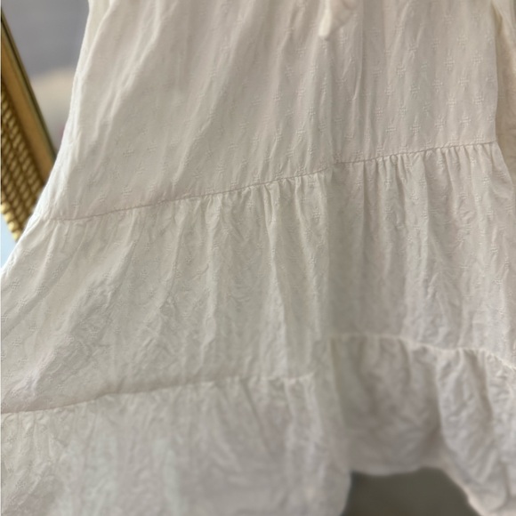 PAIGE White Mini Dress with Flutter Sleeves - Picture 10 of 14